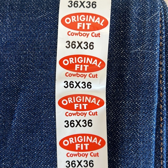 NWT - Wrangler jeans 13MWZ 36 x 36 - Picture 3 of 3